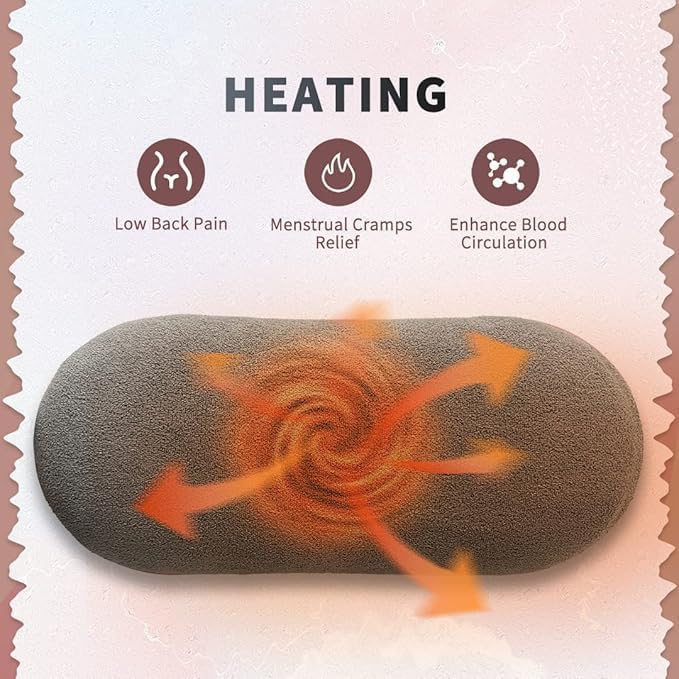 ZYOZ Period Cramp Relief Heating Pad Pain Device with 4 Massage Modes for Menstrual Pain and Belly or Back Pain Relief, LED Display, Comfortable Bel