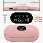 ZYOZ Period Cramp Relief Heating Pad Pain Device with 4 Massage Modes for Menstrual Pain and Belly or Back Pain Relief, LED Display, Comfortable Bel