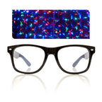 ZYOZ Phoenix Effect Diffraction Glasses | Rectangle Rainbow Kaleidoscope Music Festival Rave Eyewear
