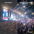 ZYOZ Phoenix Effect Diffraction Glasses | Rectangle Rainbow Kaleidoscope Music Festival Rave Eyewear