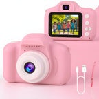 ZYOZ Kids Digital Camera (Multicoloured) for Boys & Girls | 1080P HD Photo & Video | 13MP Mini Selfie Camera with 2-Inch Screen | USB Rechargeable Gift for Ages 3–15