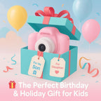Kids Digital Camera (Multicolor) for Boys & Girls | 1080P HD Photo & Video | 13MP Mini Selfie Camera with 2-Inch Screen | USB Rechargeable Gift for Ages 3–15