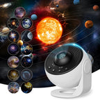 Galaxy Projector Pro for Bedroom, 13 in 1 Planetarium Star Projector with Solar System & Constellation, Night Light for Ceiling - 360° Rotating with Timer, Kids Adults Room Decor