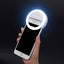 Portable LED Ring Selfie Light for All Smartphones, Tablets Enhancing Ring Light with 3 Level of Brightness for Photography Video Calling (Smart Phones Laptop Tablet)