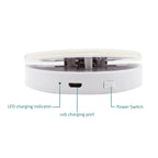 Portable LED Ring Selfie Light for All Smartphones, Tablets Enhancing Ring Light with 3 Level of Brightness for Photography Video Calling (Smart Phones Laptop Tablet)