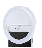 Portable LED Ring Selfie Light for All Smartphones, Tablets Enhancing Ring Light with 3 Level of Brightness for Photography Video Calling (Smart Phones Laptop Tablet)