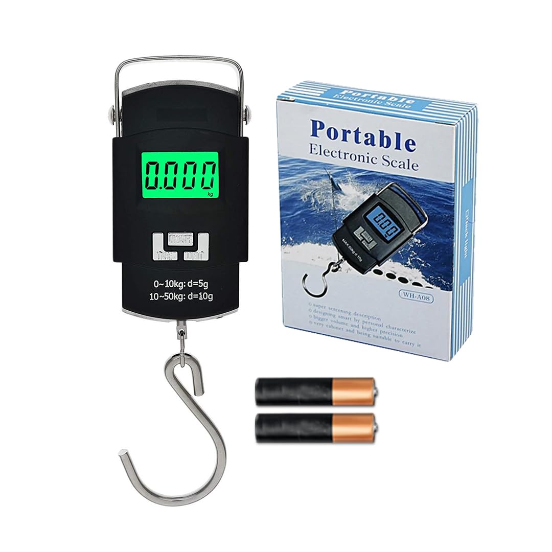 Electronic Portable Digital LED Screen Luggage Weighing Scale, 50 kg/110 Lb For Multi-Purpose Use