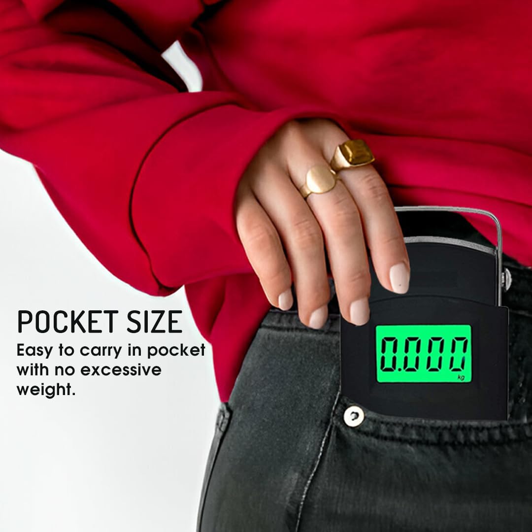 Electronic Portable Digital LED Screen Luggage Weighing Scale, 50 kg/110 Lb For Multi-Purpose Use