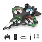 Remote Control Fighter Plane Toy for Kids | RC Jet Aircraft with Lightning Effect Lights | Easy Control Flying Toy Plane | Durable Design | Battery Powered Remote Plane Gift for Boys and Girls
