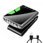 ZYOZ Rechargeable Head Torch Led Cap Clip Light Rechargeable Fishing Light Hat Lamp