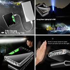 ZYOZ Rechargeable Head Torch Led Cap Clip Light Rechargeable Fishing Light Hat Lamp
