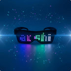 ZYOZ LED Pixel Glasses Bluetooth Programmable LED Party Glasses Customizable 1 pc