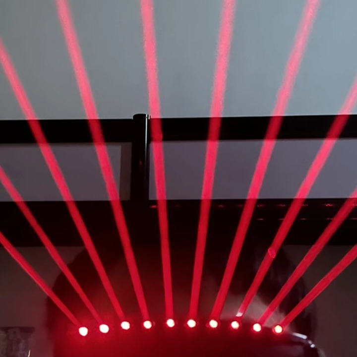 ZYOZ Laser Party Goggles Red – Rechargeable DJ Laser Glasses for Rave, Festival & Night Events
