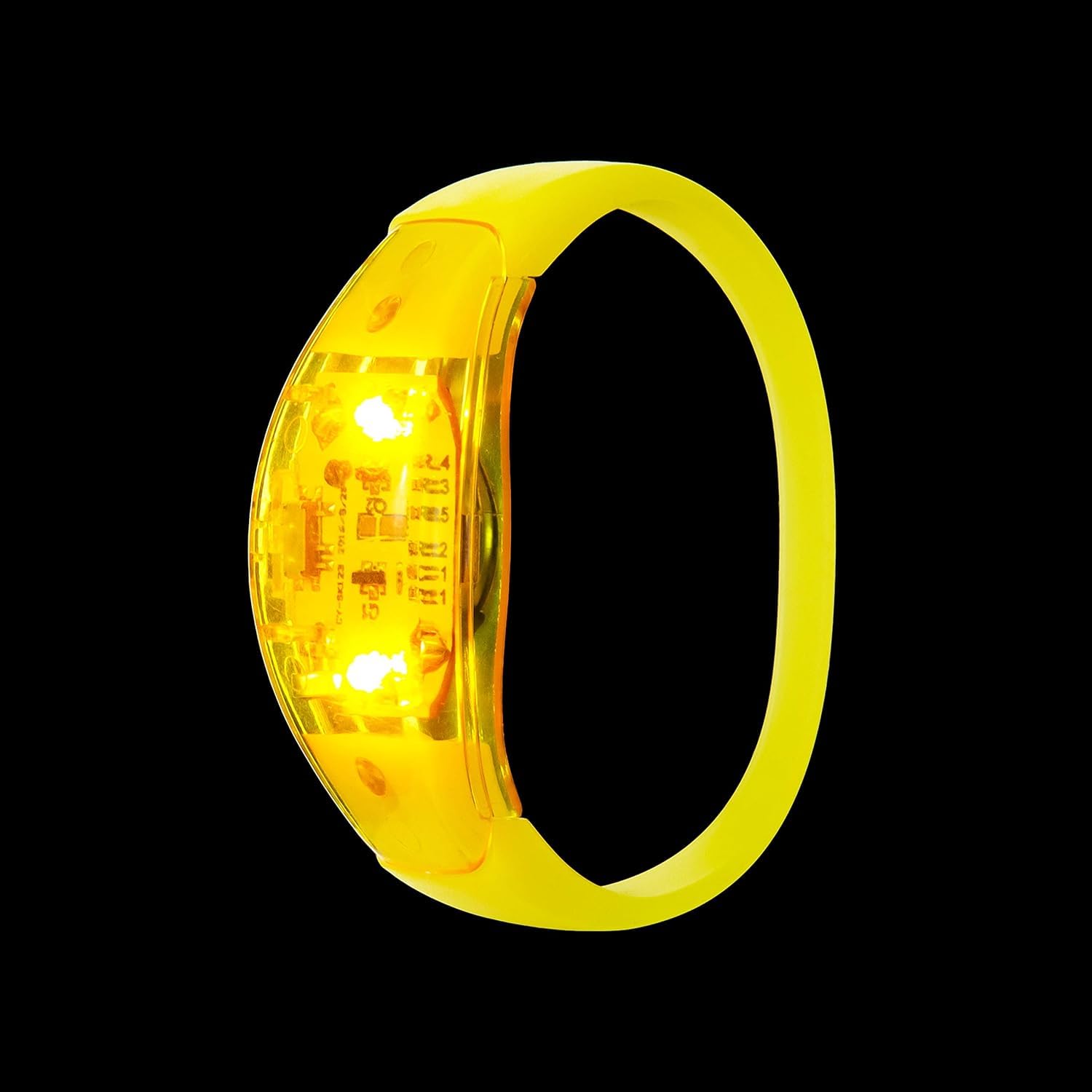 ZYOZ LED Sound Controlled Party Wristband for Live Concert, Wedding Party, DJ Night, Stage Performance, Halloween, Birthday Party(random colour)