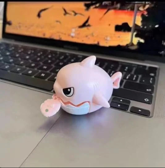 Plush Shark Keychain - Funny Toy Key Charm, Cute Water Animal Keyring, Portable Key Accessories | Easy To Use Pull String Keychain Toy | Creative Key Pendant Key Rings Decoration