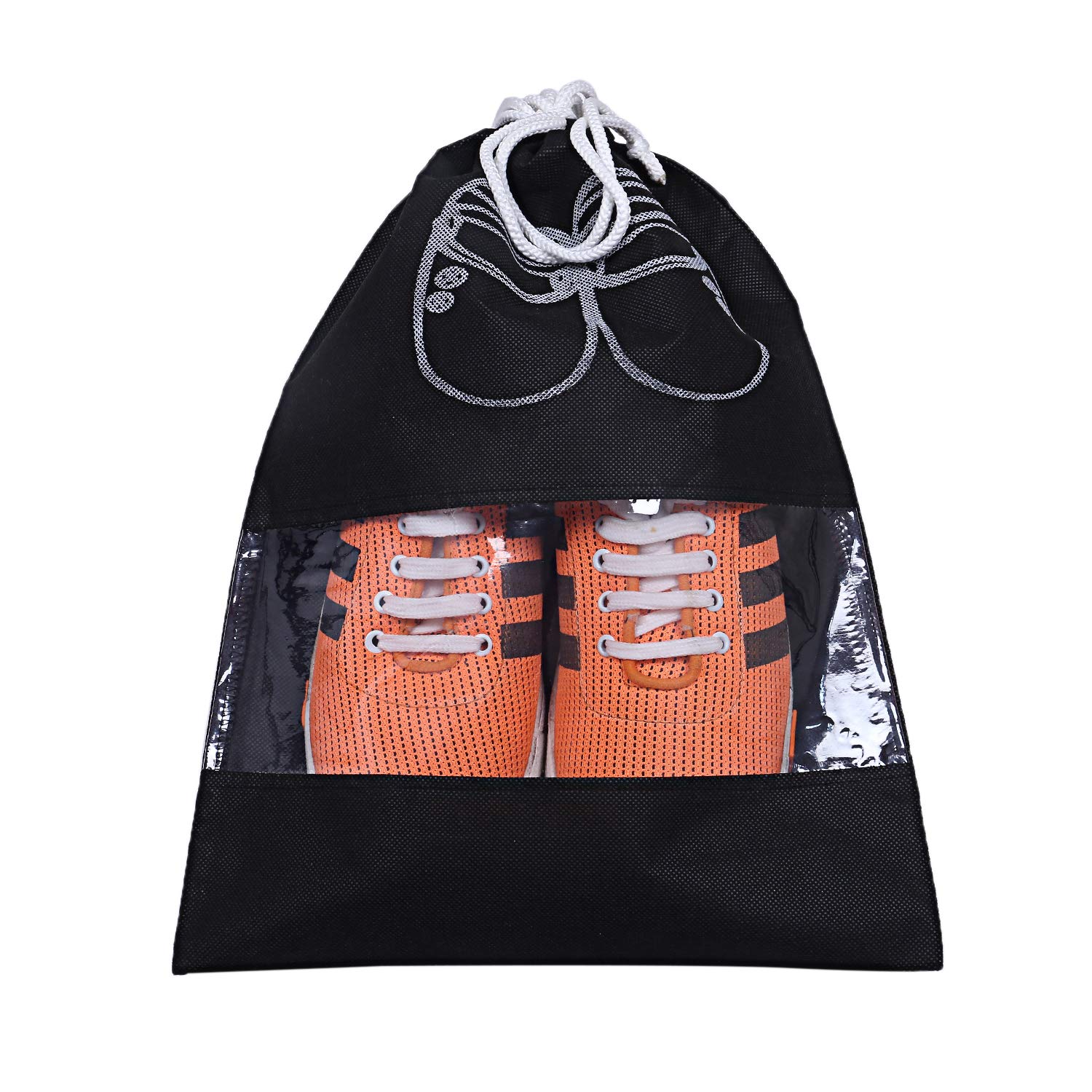 ZYOZ Shoe Bag for Travel Pack of 6, Shoe Cover & Shoe Organiser, Reusable Travel Shoe Bags for Men & Women, Shoe Pouch Travel Essentials for Gym & Luggage(random colour) Main image