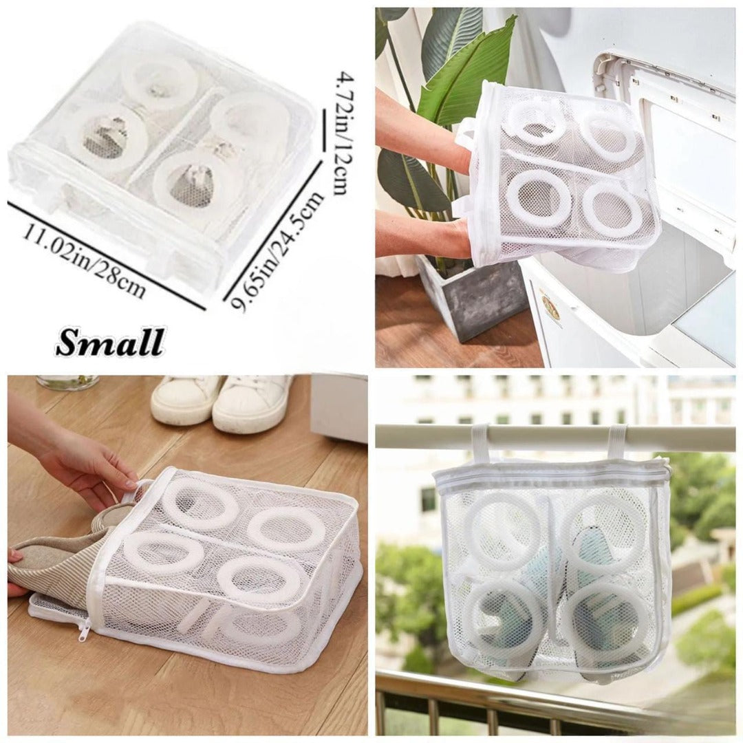 ZYOZ Shoes Cleaning Protection Hanging Mesh Laundry Bag For Home Washing Machines Secondary image