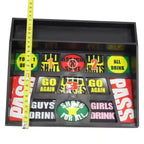 Chips Shooting Drinking Game Set  Adult Party Game With Shot Glasses