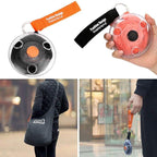 Reusable Foldable Shopping Bags Portable Tote Pouch Clips Reusable Folding Eco Shopper Shopping Shoudler Bag Roll-up Lightweight Space-Saving Disc Design