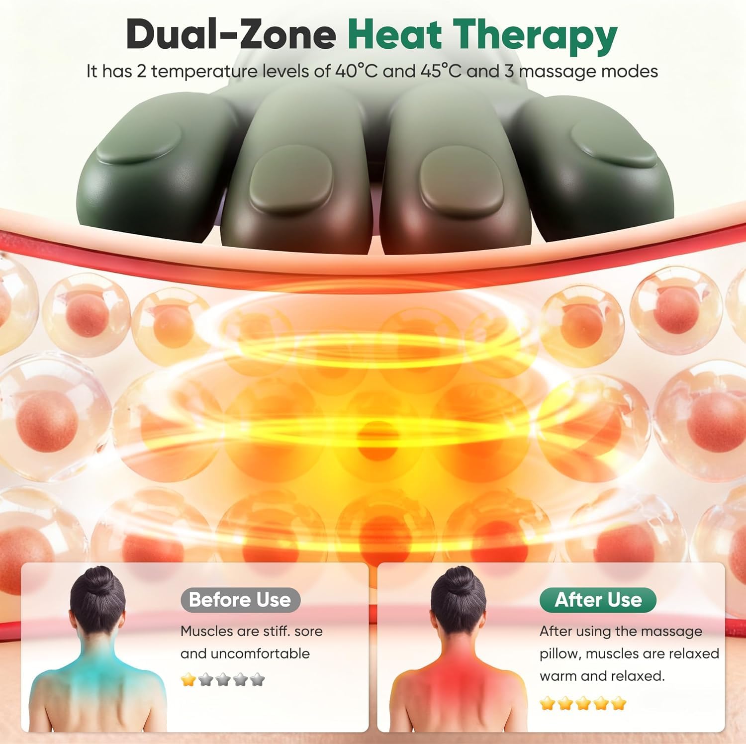 Massager, Massage Machine For Body Pain, Head Massager For Scalp, Shoulder Massager, Scalp Massager, Heated Massager, Shoulder and Neck Massage, Pain Relief Secondary image