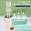 Ice Cube Mold for S-tanley Tumbler Cup BPA-Free Foodgrade Silicone 3-Mold Cylinder Ice Cube Mold Ice Cube Tray for Freezer Ideal for Making Cool Drinks, Juice, Iced Coffee