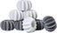 Silicone Lint Remover Cleaning Balls Reusable Washing Machine Ball for Anti-Winding Clothes, Deep Cleaning, Wrinkle Removal Washing Machine Ball 10Pcs (Large Size:4.7 * 3 cm, Gray+White)