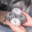ZYOZ Silicone Lint Remover Cleaning Balls Reusable Washing Machine Ball for Anti-Winding Clothes, Deep Cleaning, Wrinkle Removal Washing Machine Ball 10Pcs (Large Size:4.7 * 3 cm, Gray+White)