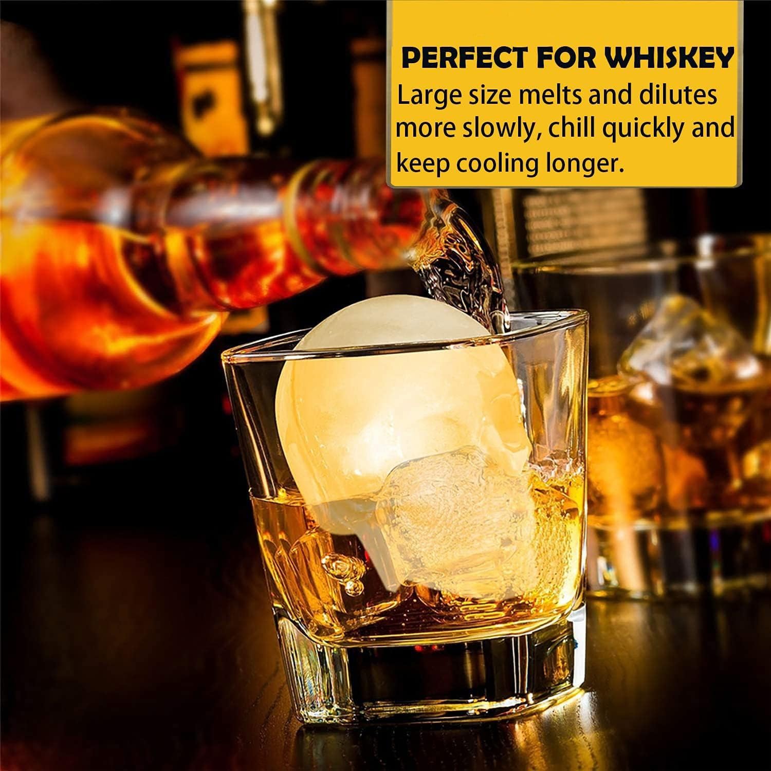 Silicone Ice Cube Tray Mould Skull