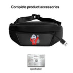 LED Sling Bag with App Control | Smart LED Crossbody Chest Bag | Waterproof Anime Display Fanny Pack for Men | Festival, Party & Gift Use Black