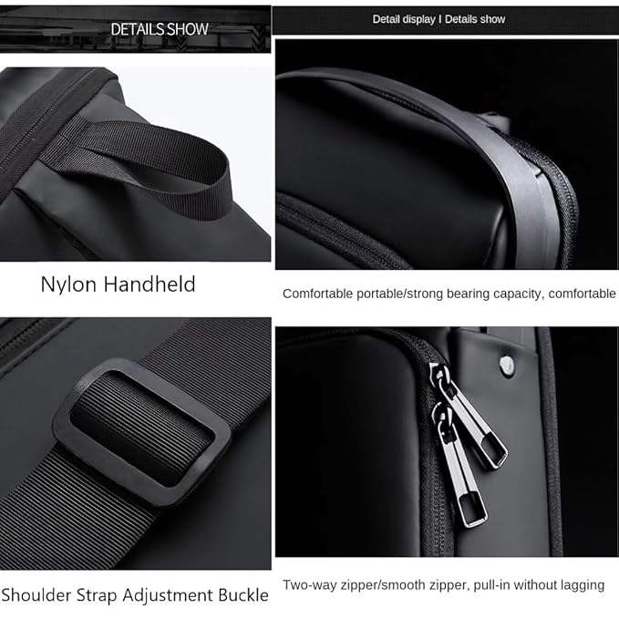 Waterproof Unisex Sling Bag Anti Theft | USB Charging Port Shoulder Backpack With Multifunctional Use For Travel, Hiking, Camping, Daily Out | Crossbody Chest Bag
