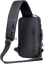 Waterproof Unisex Sling Bag Anti Theft | USB Charging Port Shoulder Backpack With Multifunctional Use For Travel, Hiking, Camping, Daily Out | Crossbody Chest Bag