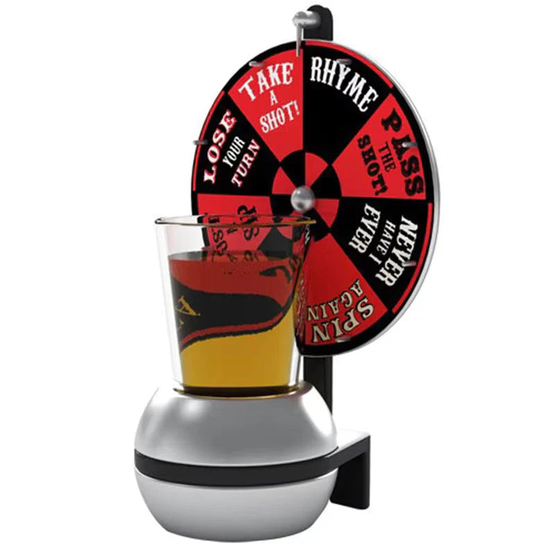 Spin The Wheel Shot Glass Drinking Game Board Game for Adult Party Fun Xmas Entertainment Main image