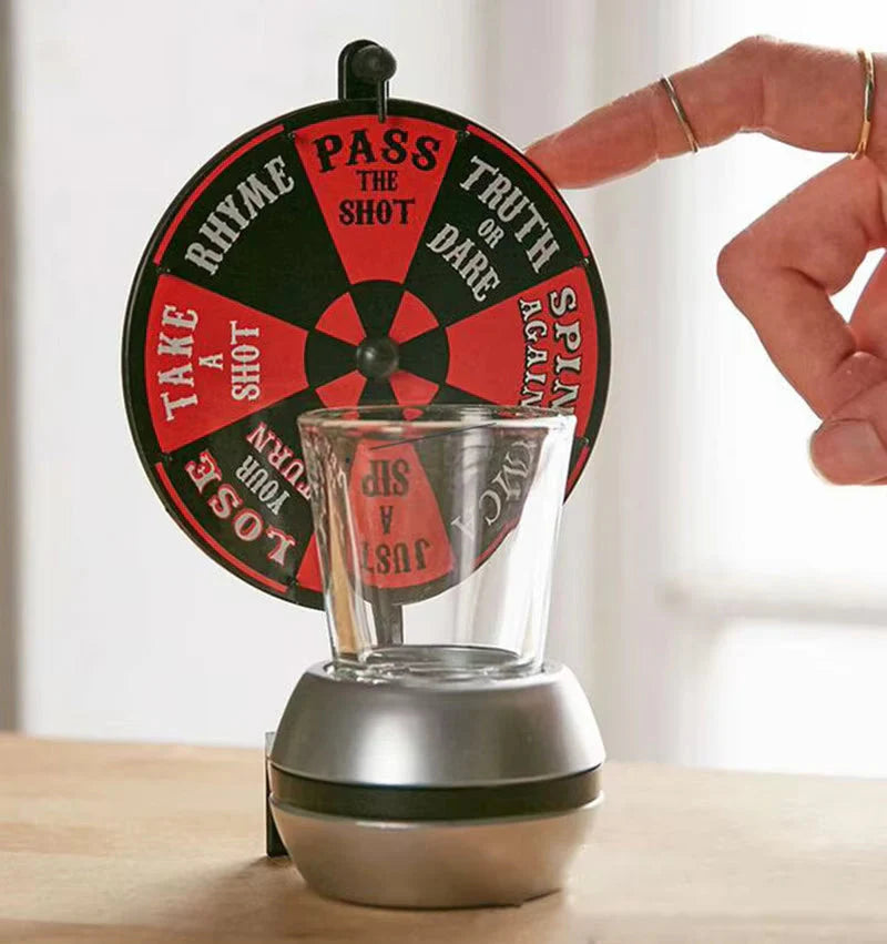 Spin The Wheel Shot Glass Drinking Game Board Game for Adult Party Fun Xmas Entertainment