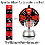 Spin The Wheel Shot Glass Drinking Game Board Game for Adult Party Fun Xmas Entertainment