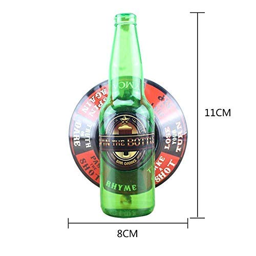 Spin The Bottle - Classic Party Game with a Hilarious Twist - Perfect for Birthdays, Gatherings, Bachelor Parties, and More - Entertaining Gift for Friends and Family