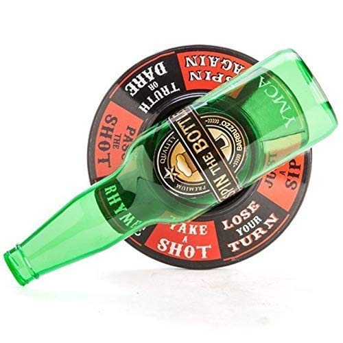 Spin The Bottle - Classic Party Game with a Hilarious Twist - Perfect for Birthdays, Gatherings, Bachelor Parties, and More - Entertaining Gift for Friends and Family
