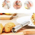 Stainless Steel Thumb Presser Salt and Pepper Grinder Tall Salt and Pepper Mill Shakers with Adjustable Coarseness & Stylish Design for Grinding Salt and Black Pepper (1 Pc)