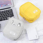 Storage Pouch for Small Electronics and Accessories,Tech Bag,Electronic Organizer Case Compatible with MacBook Laptop Charger,Mouse,Cables,Hub,Power Bank,Earphone,Toiletries Cosmetics(random colour)