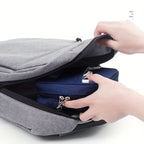 Storage Pouch for Small Electronics and Accessories,Tech Bag,Electronic Organizer Case Compatible with MacBook Laptop Charger,Mouse,Cables,Hub,Power Bank,Earphone,Toiletries Cosmetics(random colour)