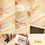 Kitchen Utensil Mold 3Pcs/ Set Japanese Roll Sushi Maker Rice Mold Kitchen Tools Sushi Maker Baking Sushi Maker Kit Rice Roll Mold