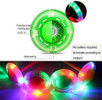 LED Flashing Ankle Skip Ball, Jumping Rope Ring with Colorful Light, Kids Exercise Balance Hoop, One Leg Skipping Sports Toy, Multi Color