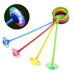 LED Flashing Ankle Skip Ball, Jumping Rope Ring with Colorful Light, Kids Exercise Balance Hoop, One Leg Skipping Sports Toy, Multi Color