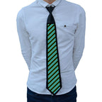 Neckties - Led Tie VoiceControlled LED Tie for Men Women Flashing Glow in the Dark Necktie Adjustable LightUp EL Wire Tie for Party Concerts Night Show Festivals