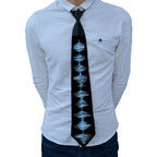 Neckties - Led Tie VoiceControlled LED Tie for Men Women Flashing Glow in the Dark Necktie Adjustable LightUp EL Wire Tie for Party Concerts Night Show Festivals