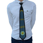 Neckties - Led Tie VoiceControlled LED Tie for Men Women Flashing Glow in the Dark Necktie Adjustable LightUp EL Wire Tie for Party Concerts Night Show Festivals