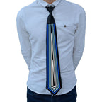 Neckties - Led Tie VoiceControlled LED Tie for Men Women Flashing Glow in the Dark Necktie Adjustable LightUp EL Wire Tie for Party Concerts Night Show Festivals
