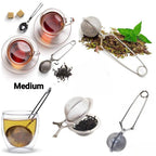 Tea Infuser, Green Tea Filter, Extra Fine Food Grade Mesh, Tea Coffee Strainer Diameter 5cm
