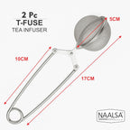 Tea Infuser, Green Tea Filter, Extra Fine Food Grade Mesh, Tea Coffee Strainer Diameter 5cm