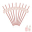 24 Pieces Rose Gold Hen Party Paper Straws with Team Bride Flags Team Bride Straws Hen Party Straws Rose Gold Straw Bridal Shower Paper Straws Bachelorette Accessories Bridal Party Tableware