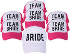 Team Bride Cap for Weddings, Bachelorette Parties & Bridal Shower